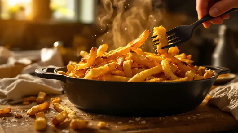 Airfryer-frietjes worden pas echt krokant als je deze ene stap nooit overslaat