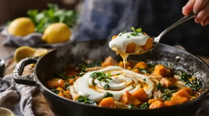 Ik maak zoeteaardappelstoof met kip en babyspinazie: Kook mee met MAX, zo staat hij snel op tafel