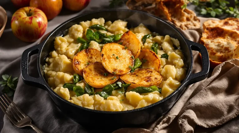 Kook mee met MAX: spruitjesstamppot met gebakken appel, mosterdzaad en extra bite