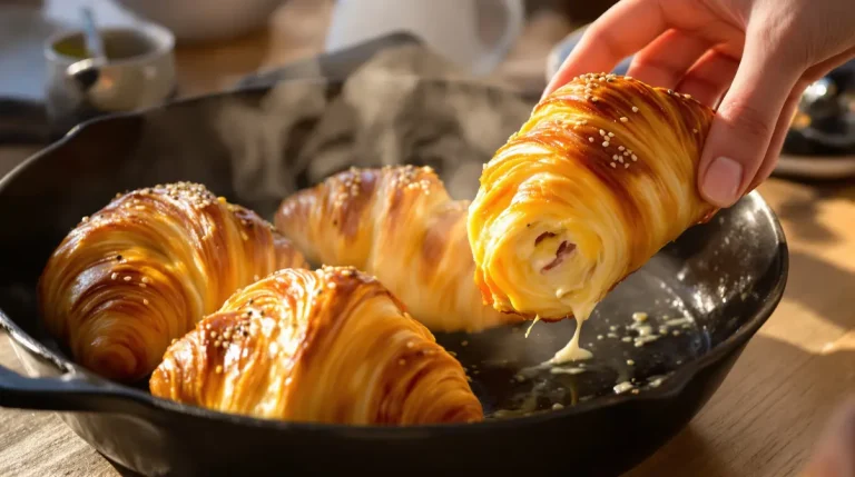 Zin in een bijzonder zondags ontbijt? Ik maak deze hartige croissants in 20 minuten